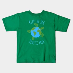 Keep the Sea Plastic Free Kids T-Shirt